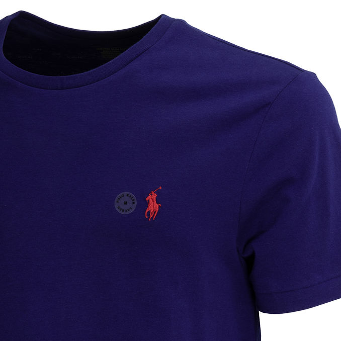 T-SHIRT CUSTOM SLIM IN JERSEY Uomo Blu