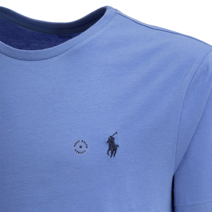 T-SHIRT CUSTOM SLIM IN JERSEY Uomo Blue