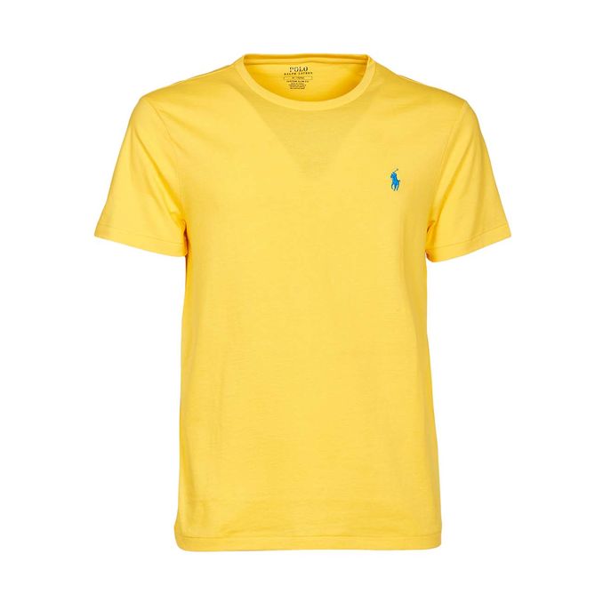 T-SHIRT CUSTOM SLIM IN JERSEY Uomo Giallo