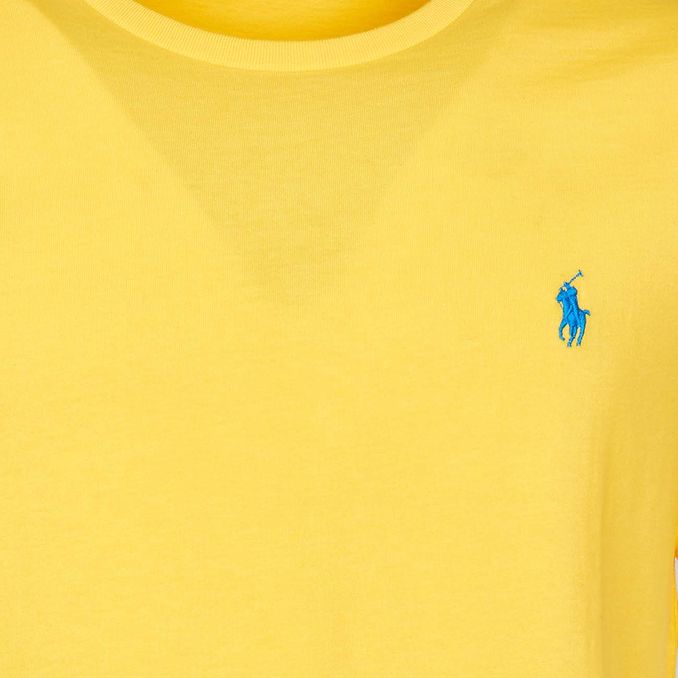 T-SHIRT CUSTOM SLIM IN JERSEY Uomo Giallo