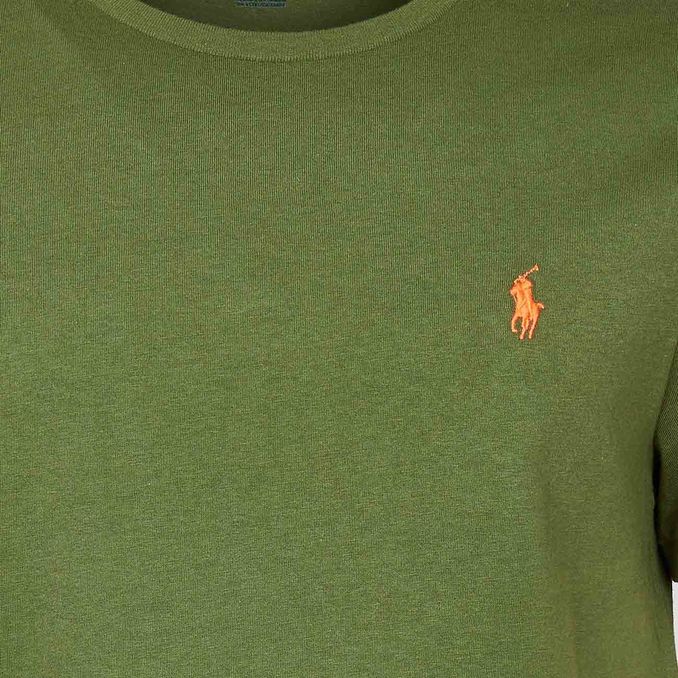 T-SHIRT CUSTOM SLIM IN JERSEY Uomo Verde