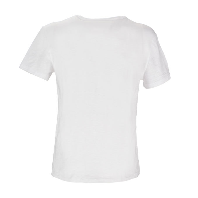 T-SHIRT DELAVE' CUSTOM SLIM CON TASCHINO Uomo White