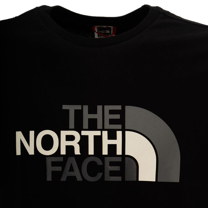 T-SHIRT EASY CON LOGO STAMPATO Uomo Nero