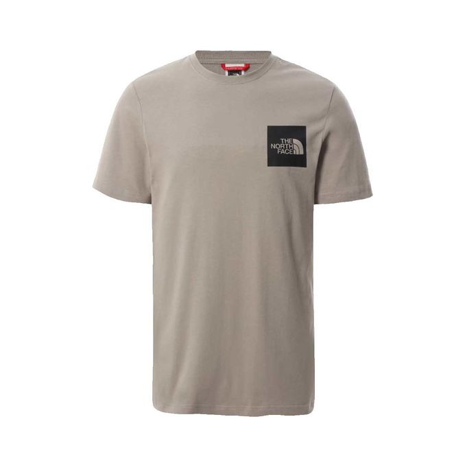 T-SHIRT FINE STAMPA LOGO Uomo Mineral Grey