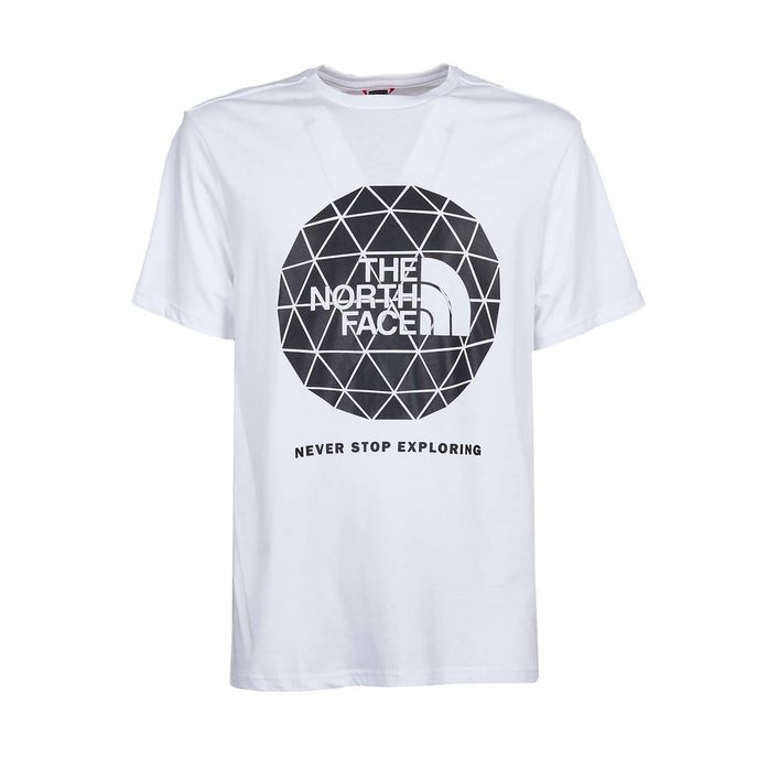 T-SHIRT GEODOME CON STAMPA LOGO Uomo Bianco