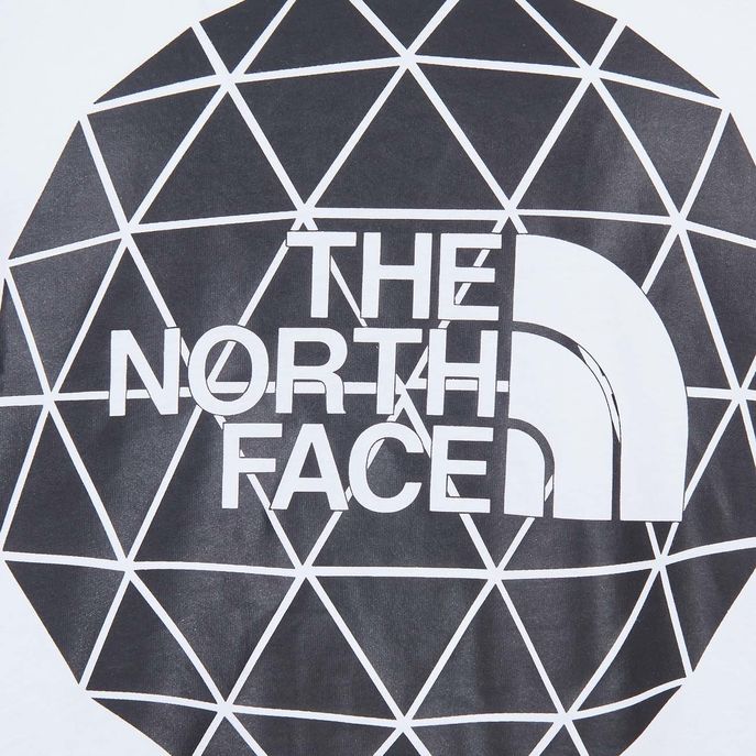 T-SHIRT GEODOME CON STAMPA LOGO Uomo Bianco