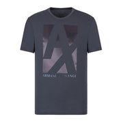 T SHIRT GIRO COLLO SCRITTA LOGO GRANDE Uomo Ebony T SHIRT GIRO COLLO SCRITTA LOGO GRANDE Uomo Ebony