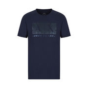 T-SHIRT GIROCOLLO CON LOGO Uomo Navy Blazer T-SHIRT GIROCOLLO CON LOGO Uomo Navy Blazer