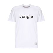 T-SHIRT GIROCOLLO CON STAMPA A CONTRASTO Uomo Bianco T-SHIRT GIROCOLLO CON STAMPA A CONTRASTO Uomo Bianco