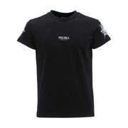 T-SHIRT GIROCOLLO CON STAMPA WHITE COBWEB Bambino Nero T-SHIRT GIROCOLLO CON STAMPA WHITE COBWEB Bambino Nero