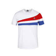 T-SHIRT GIROCOLLO CON TRICOLOR Uomo New Optical White T-SHIRT GIROCOLLO CON TRICOLOR Uomo New Optical White