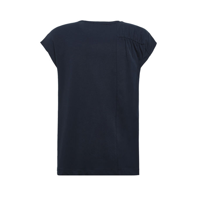 T-SHIRT GIROCOLLO Donna Blu Notte