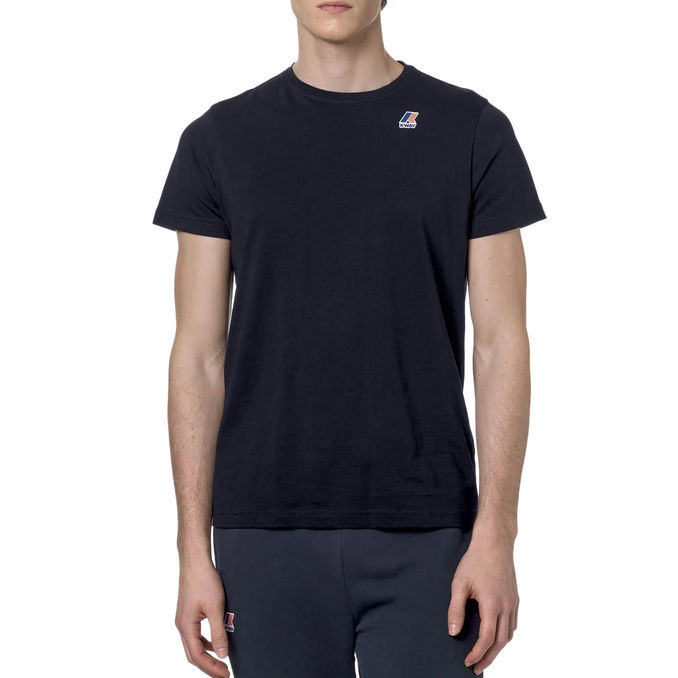 T-SHIRT GIROCOLLO EDOUARD Uomo Blue Depth