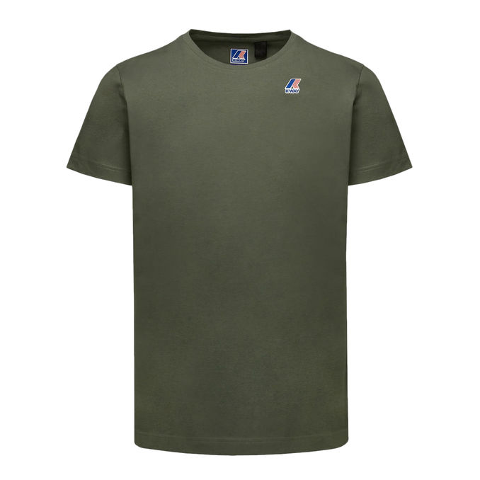 T-SHIRT GIROCOLLO EDOUARD Uomo Green Blackish