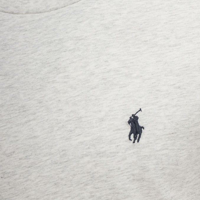 T-SHIRT GIROCOLLO IN COTONE CON LOGO Uomo Cream
