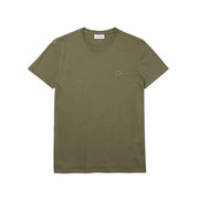 T-SHIRT GIROCOLLO IN JERSEY DI COTONE PIMA Uomo Verde oliva T-SHIRT GIROCOLLO IN JERSEY DI COTONE PIMA Uomo Verde oliva