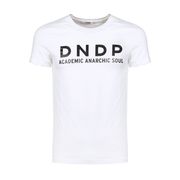 T-SHIRT GIROCOLLO LOGO E LETTERING PERLATO Uomo Bianco T-SHIRT GIROCOLLO LOGO E LETTERING PERLATO Uomo Bianco