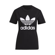 T-SHIRT GIROCOLLO LOGO TREFOIL Donna Nero T-SHIRT GIROCOLLO LOGO TREFOIL Donna Nero