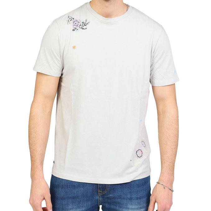 T-SHIRT GIROCOLLO MANICA CORTA JERSEY TINTO CAPO