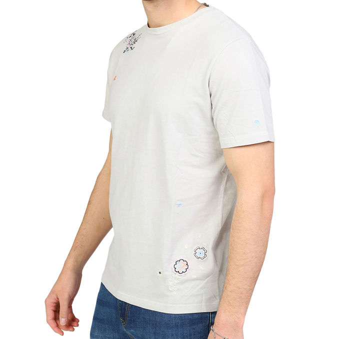 T-SHIRT GIROCOLLO MANICA CORTA JERSEY TINTO CAPO