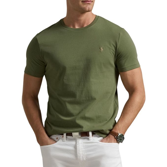 T.SHIRT GIROCOLLO SLIM FIT JERSEY Uomo Garden Trail 