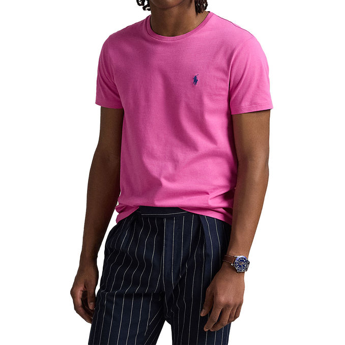 T-SHIRT GIROCOLLO SLIM FIT JERSEY Uomo Peony