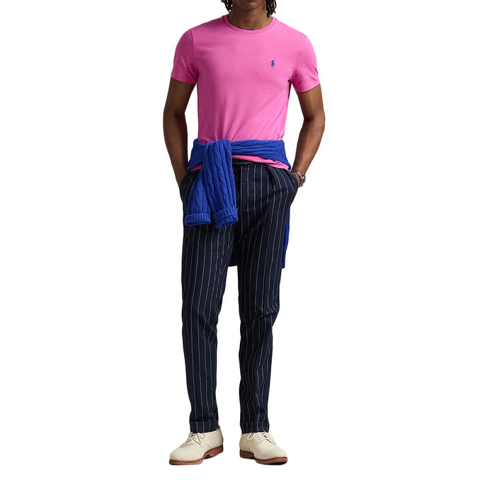 T-SHIRT GIROCOLLO SLIM FIT JERSEY Uomo Peony