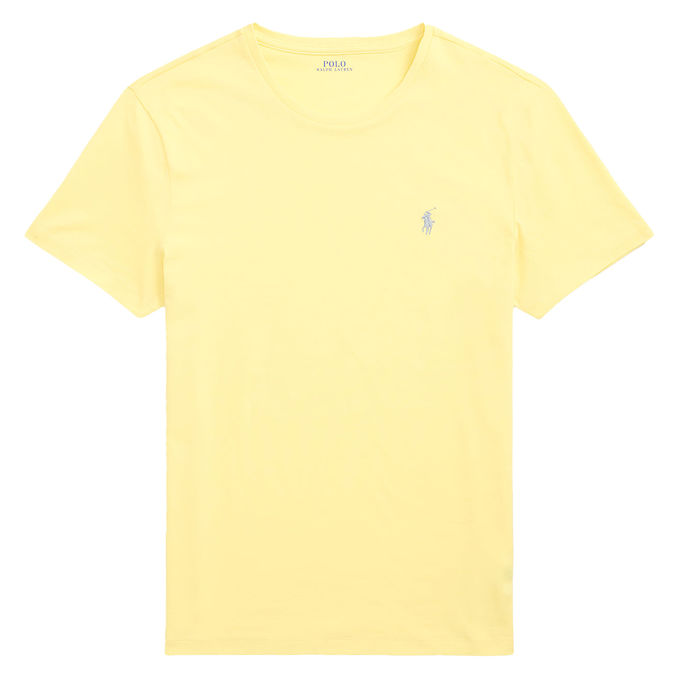 T-SHIRT GIROCOLLO SLIM FIT JERSEY Uomo Resort Gold