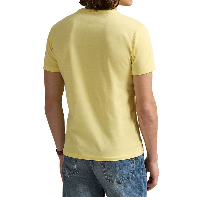 T-SHIRT GIROCOLLO SLIM FIT JERSEY Uomo Resort Gold