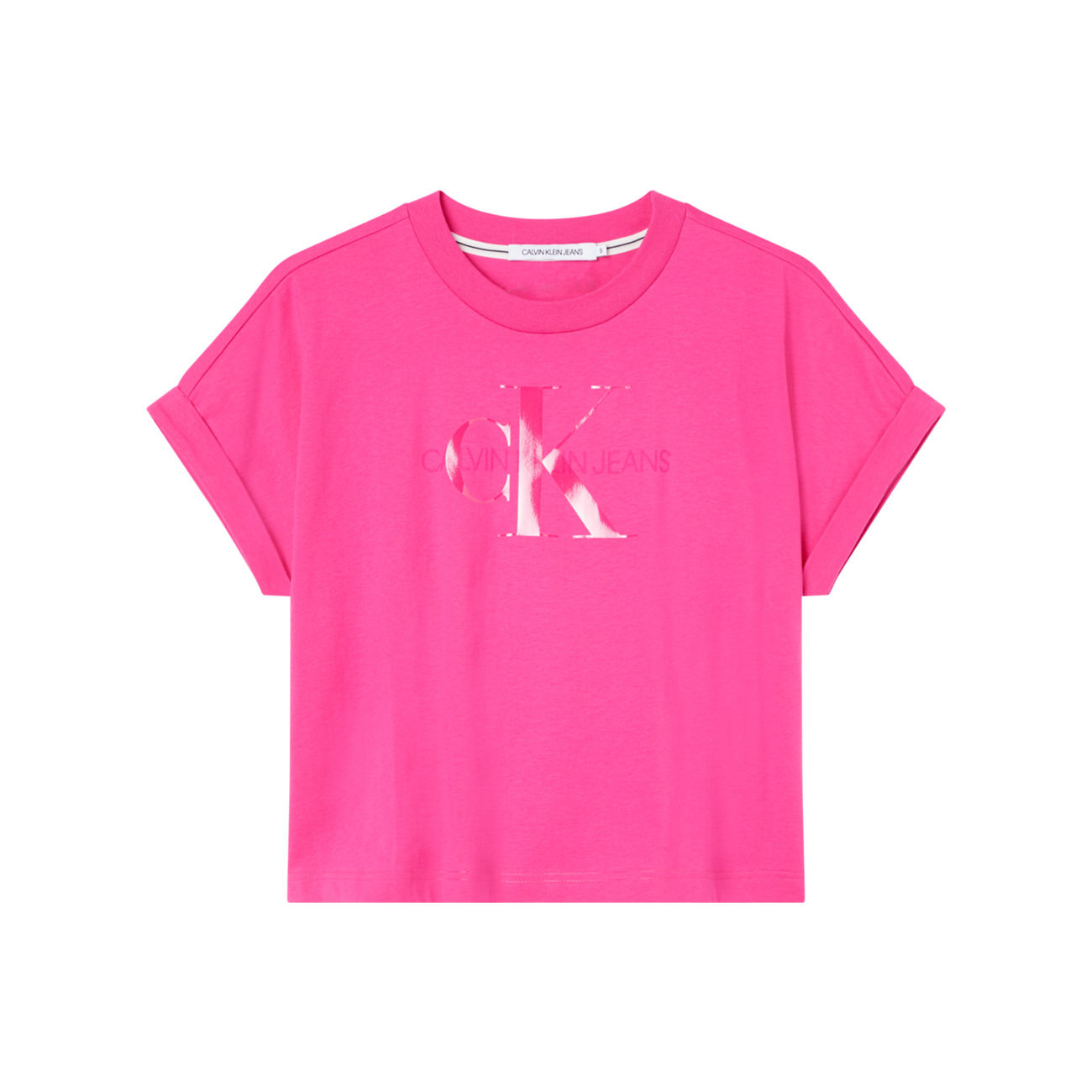 Abito T-shirt con logo in cotone biologico Calvin Klein Bambina Abbigliamento Vestiti Vestiti estivi 