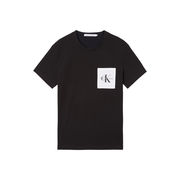 T-SHIRT IN COTONE CON TASCHINO LOGO Uomo CK Black T-SHIRT IN COTONE CON TASCHINO LOGO Uomo CK Black