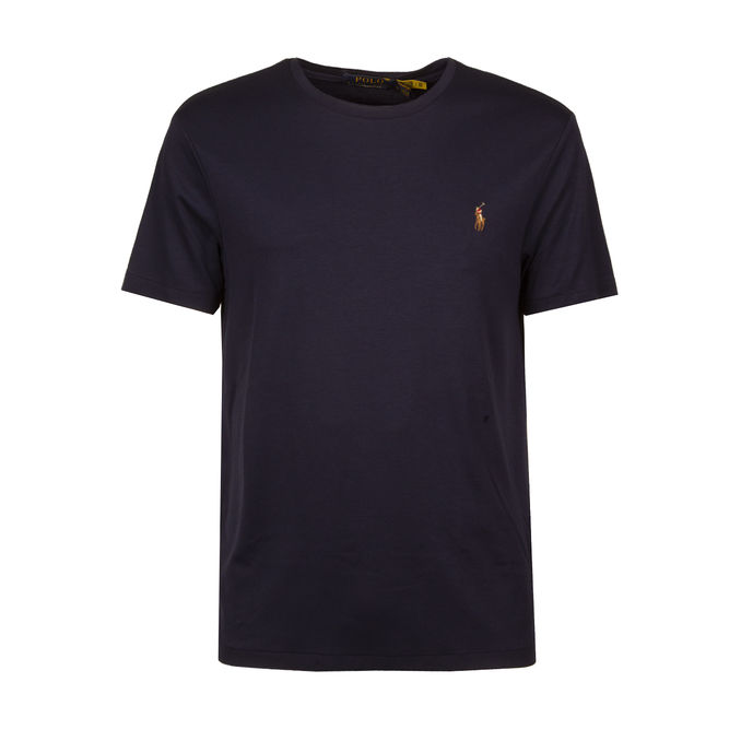 T-SHIRT IN COTONE CUSTOM SLIM FIT Uomo Refined Navy