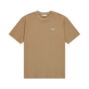 T-SHIRT IN COTONE FIAMMATO CON RICAMO Uomo Hickory T-SHIRT IN COTONE FIAMMATO CON RICAMO Uomo Hickory