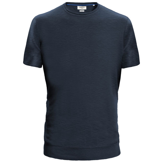 T-SHIRT IN COTONE SLUB