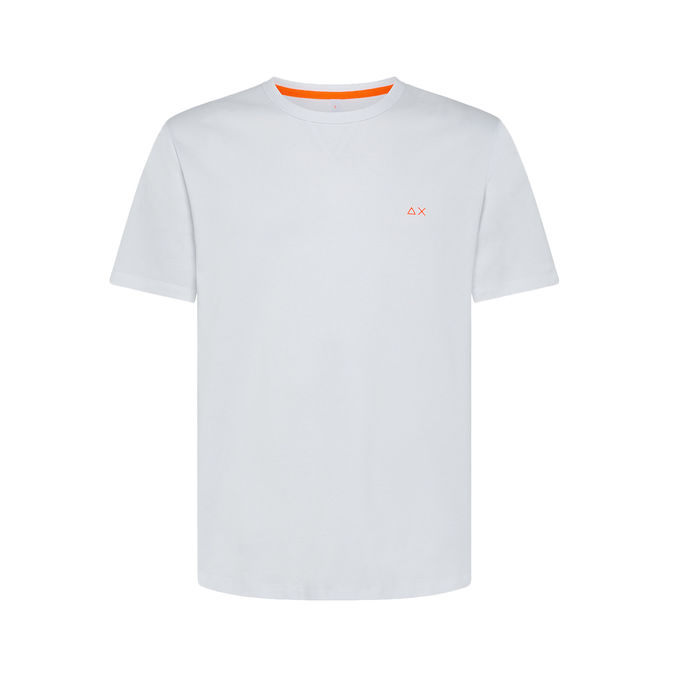 T-SHIRT IN COTONE SOLID Uomo Bianco
