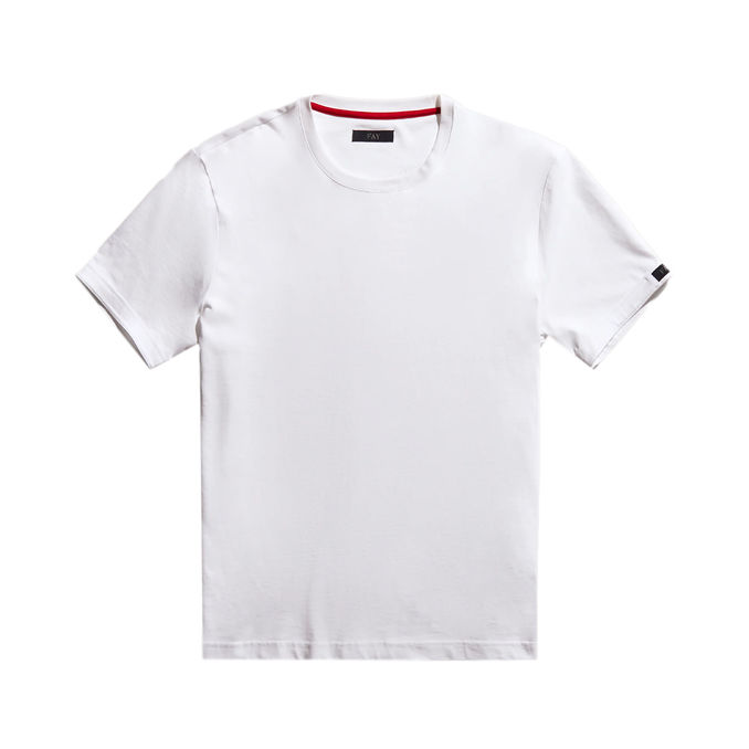 T-SHIRT IN COTONE Uomo Bianco