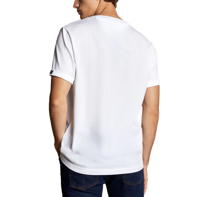 T-SHIRT IN COTONE Uomo Bianco