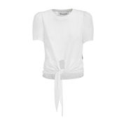 T-SHIRT KOLEDO CON NODO IN VITA Donna Bianco T-SHIRT KOLEDO CON NODO IN VITA Donna Bianco