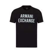 T-SHIRT LETTERING ARMANI Uomo Nero T-SHIRT LETTERING ARMANI Uomo Nero