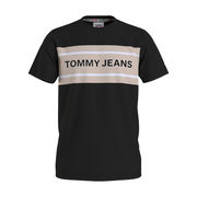 T-SHIRT LOGO COLORBLOCK Uomo Black Smooth Stone T-SHIRT LOGO COLORBLOCK Uomo Black Smooth Stone