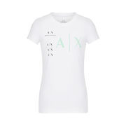 T-SHIRT LOGO IN CONTRASTO Donna Bianco T-SHIRT LOGO IN CONTRASTO Donna Bianco