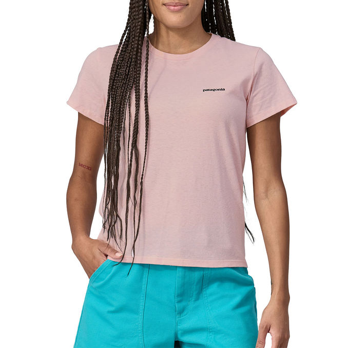 T-SHIRT LOGO RESPONSABILI-TEE Donna Whisker Pink