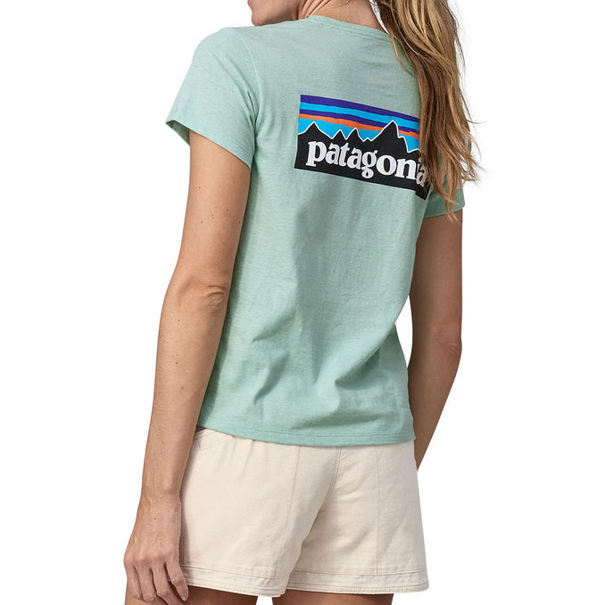 T-SHIRT LOGO RESPONSABILI-TEE Donna Wispy Green