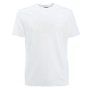 T-SHIRT LYOCELL CON LOGO RICAMATO Uomo Bianco Aquila T-SHIRT LYOCELL CON LOGO RICAMATO Uomo Bianco Aquila