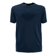 T-SHIRT LYOCELL CON LOGO RICAMATO Uomo Indaco Aquila T-SHIRT LYOCELL CON LOGO RICAMATO Uomo Indaco Aquila