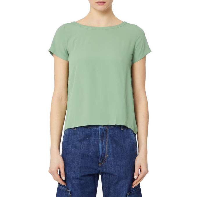 T-SHIRT MACIGNO Donna Verde 