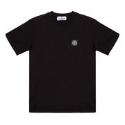 T-SHIRT MANICA CORTA CON PATCH LOGO Kids Nero T-SHIRT MANICA CORTA CON PATCH LOGO Kids Nero