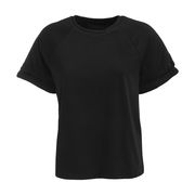 T-SHIRT MANICA IMBOTTITA Donna Nero T-SHIRT MANICA IMBOTTITA Donna Nero