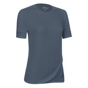 T-SHIRT MARIA LOGO CURVE Donna Antic Blue T-SHIRT MARIA LOGO CURVE Donna Antic Blue
