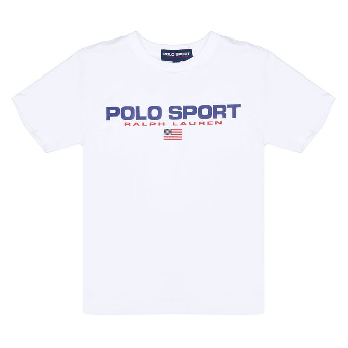 T-SHIRT MEZZA MANICA CON STAMPA LOGO Bambino Bianco
